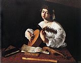 Caravaggio The Lute Player painting